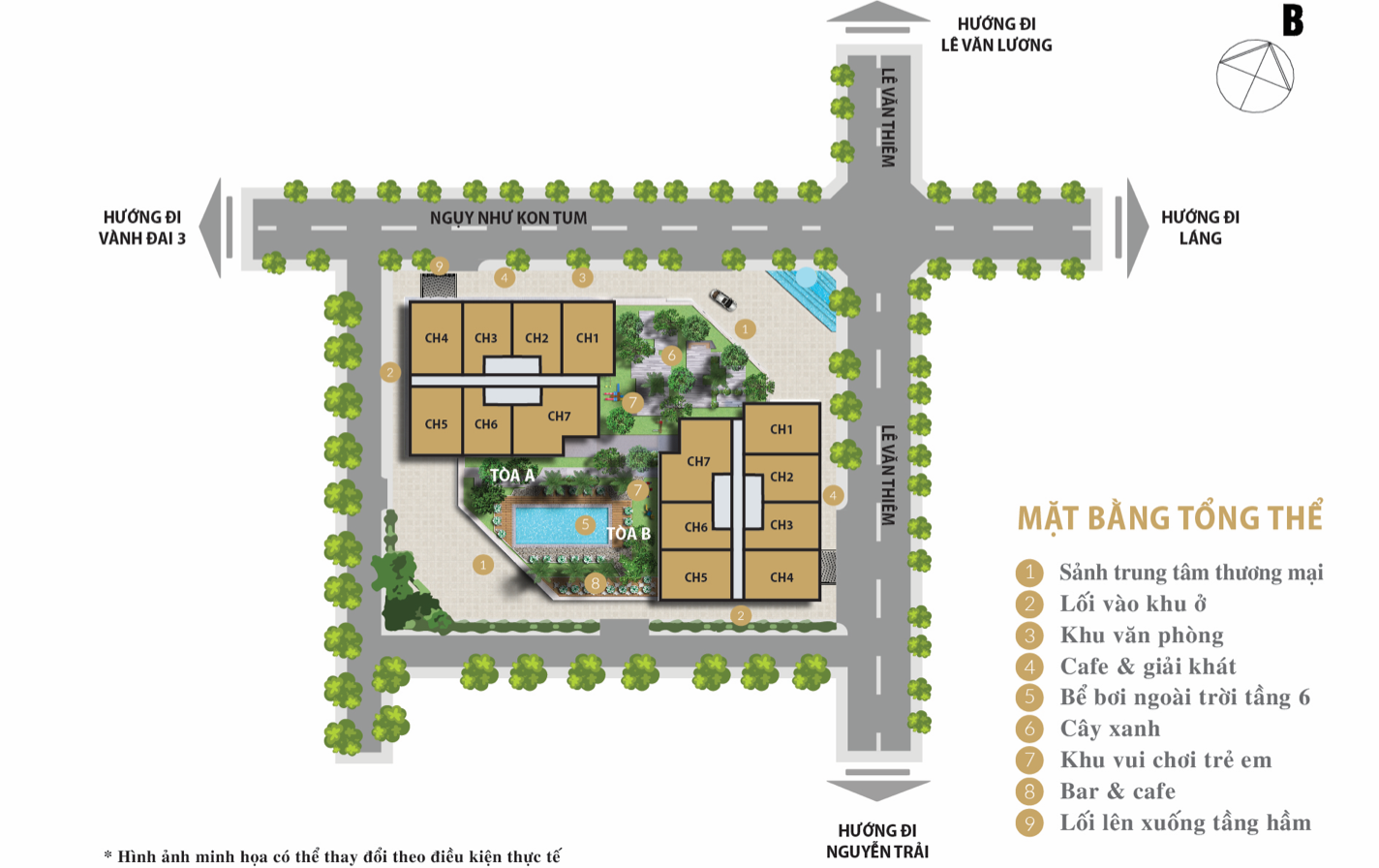 Mặt bằng tổng thể